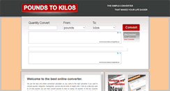 Desktop Screenshot of poundstokilos.com